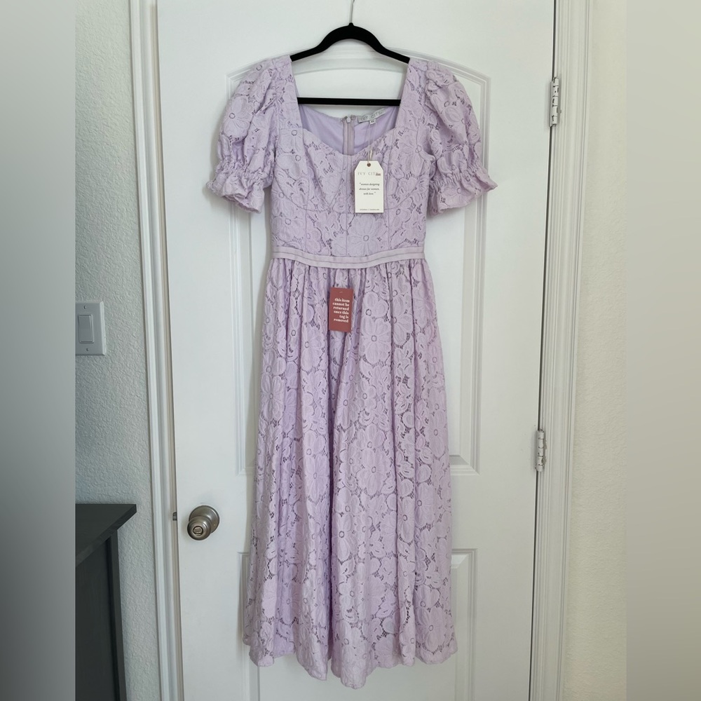 Ivy City Co XS ballerina in lilac lace 💜 NWT